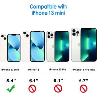 Wisam Apple iPhone 13 Mini 5.4" Silikon Case Schutzhülle Hülle Transparent