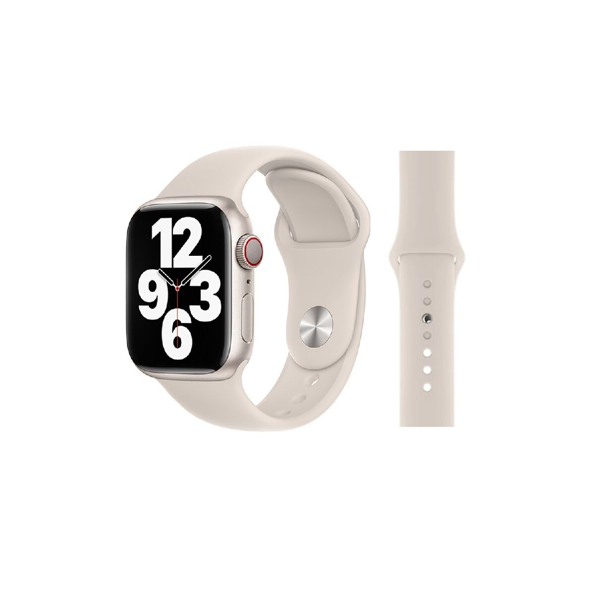 Original Apple Sport Armband M/L 42/44/45mm MTPN2ZM/A Stone 2. Gen