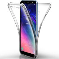 Full Cover Für Samsung Galaxy J4 2018 Silikon...