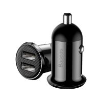 Baseus Grain Pro Autoladegerät 2x USB 4,8 A schwarz