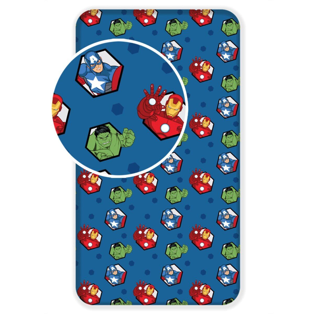 Marvel Avengers Spannbetttuch Weiches Betttuch 200 x 90 cm