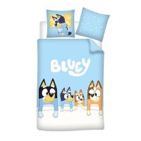 Bluey Bettwäsche Kinder – Bettbezug 140x200cm...