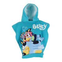 Bluey Poncho Kinder – Badeponcho mit Kapuze 50x115cm