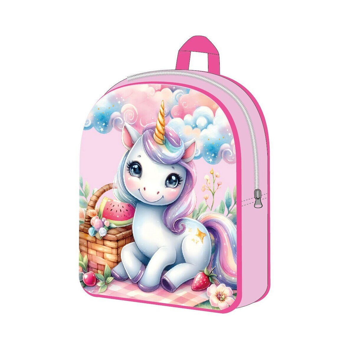Einhorn Rucksack Kinder – Clouds Tasche 30cm Regenbogen