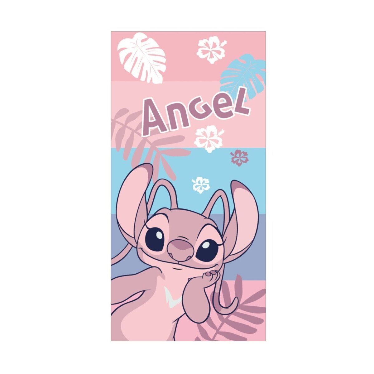 Lilo & Stitch Badetuch 70x140cm – Pink Fast Dry Design