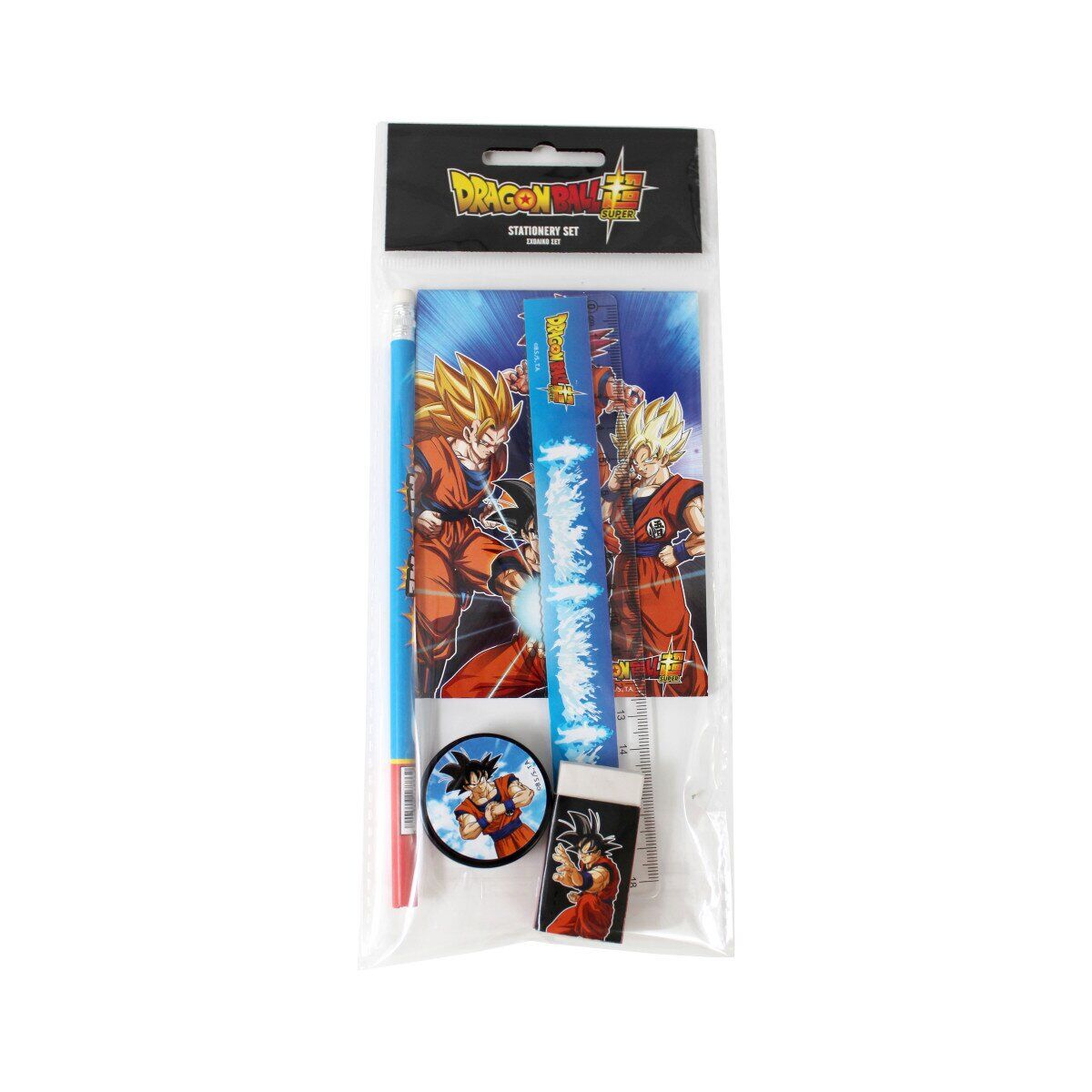 Dragon Ball Schreibset 5-teilig Goku Kamehameha Schule Anime