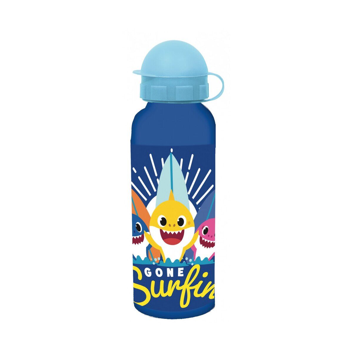 Baby Shark Trinkflasche 520ml Alu Kinderflasche Schule