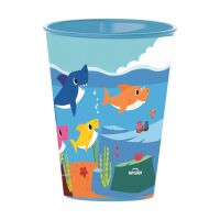 Baby Shark Becher 260ml Kinder Trinkbecher Kunststoff