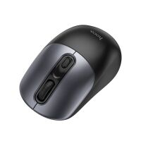 HOCO Funkmaus GM28 2.4G Wireless 1600 dpi Schwarz Grau
