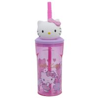 Stor Hello Kitty Trinkbecher 3D Kinderbecher &...