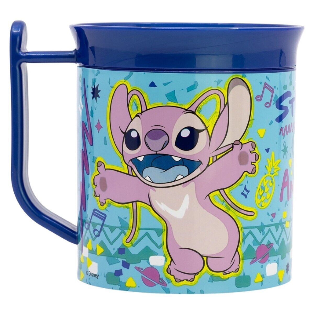 Lilo & Stitch Becher Mikrowellengeeigneter Kunststoffbecher 400ml