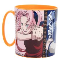Naruto Becher Mikrowellengeeigneter Kunststoffbecher 390ml