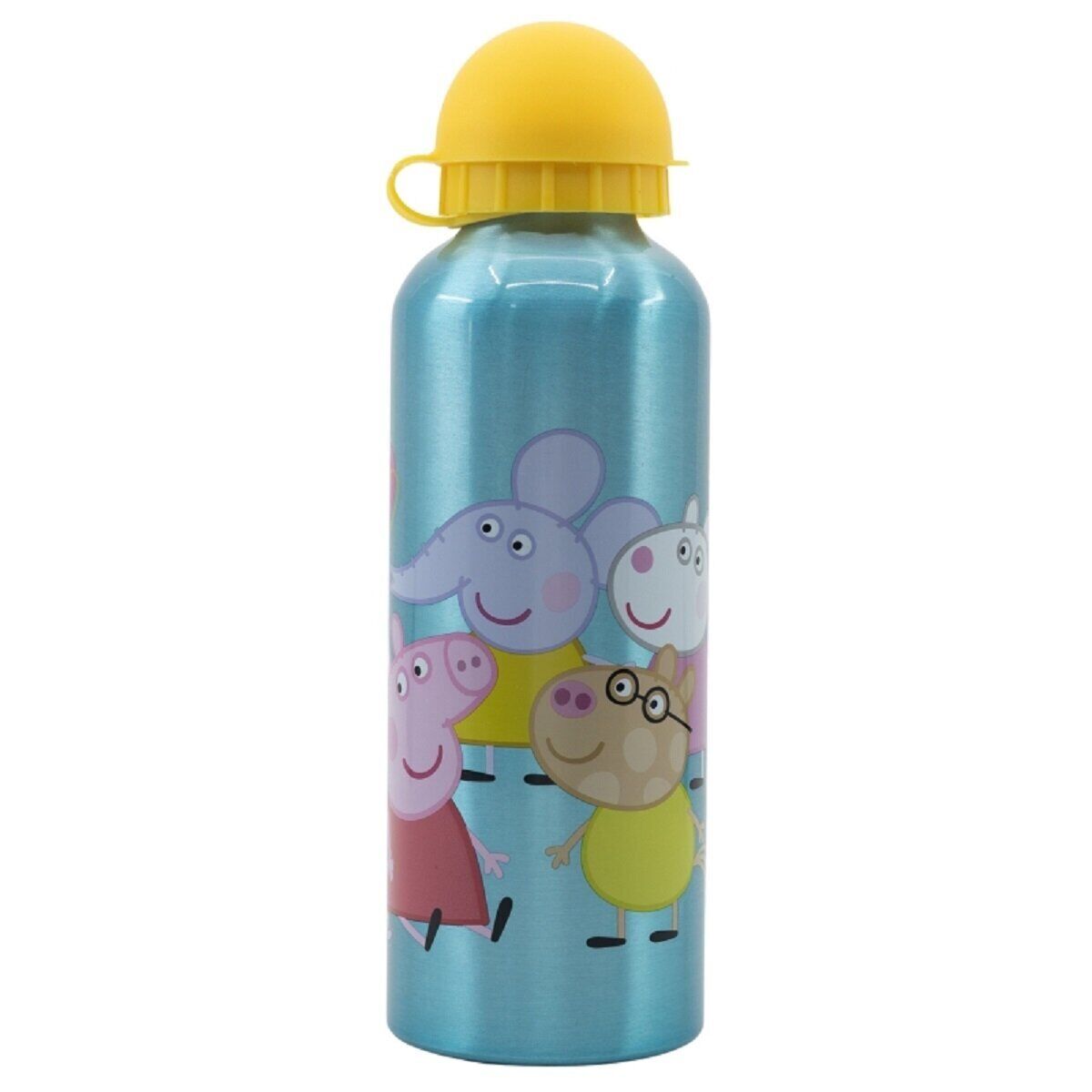 Peppa Pig Distorsion Aluminium Trinkflasche 530ml Ideal für Fans