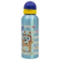 Bluey Aluminium Trinkflasche 530ml Kinderflasche für...
