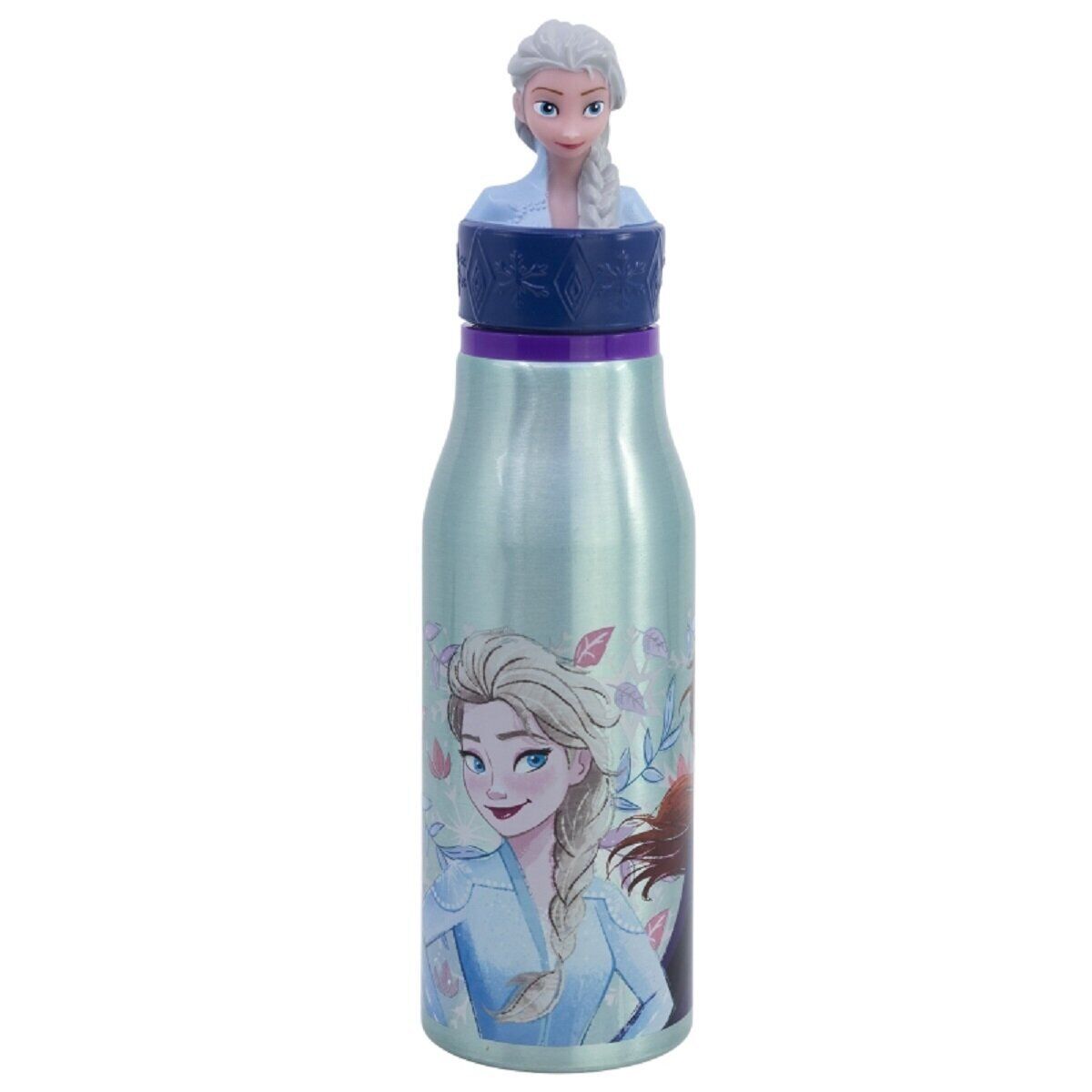 Disney Frozen Trinkflasche Aluminium, 690ml, mit Sicherheitsverschluss