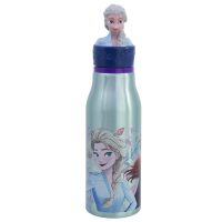 Disney Frozen Trinkflasche Aluminium, 690ml, mit...