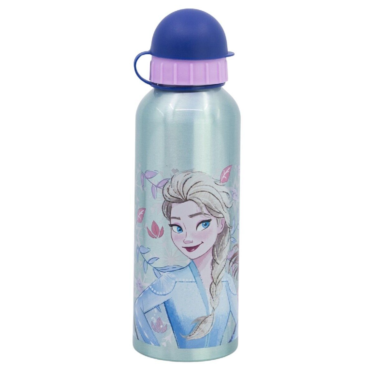 Disney Frozen Trinkflasche Aluminium, 530ml, mit Sicherheitsverschluss