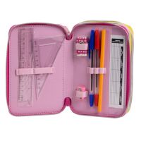 Barbie Federmappe gefüllt Schuletui & Stiftebox...