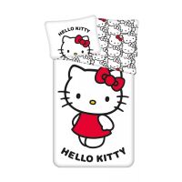 Hello Kitty Bettwäsche 140x200cm Weiß Rosa Design