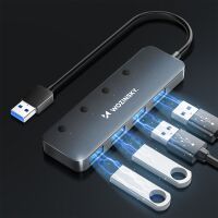 Wozinsky WHS080YSS USB A 3.0 Hub mit Schaltern Grau