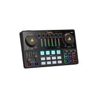 Maono AME2 Soundkarte Schwarz für Streaming &...