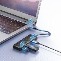 Orico PAPW2AC-C3 USB-C Hub 2× USB-A + 2× USB-C Schwarz
