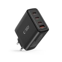 Tech-Protect NC100W GaN Ladegerät 3×USB-C PD +...