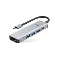 Tech-Protect HB01 5in1 USB-C Hub HDMI 4K PD100W Grau