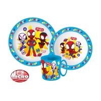 Spidey Geschirrset Mikroplastik mit Becher 350ml