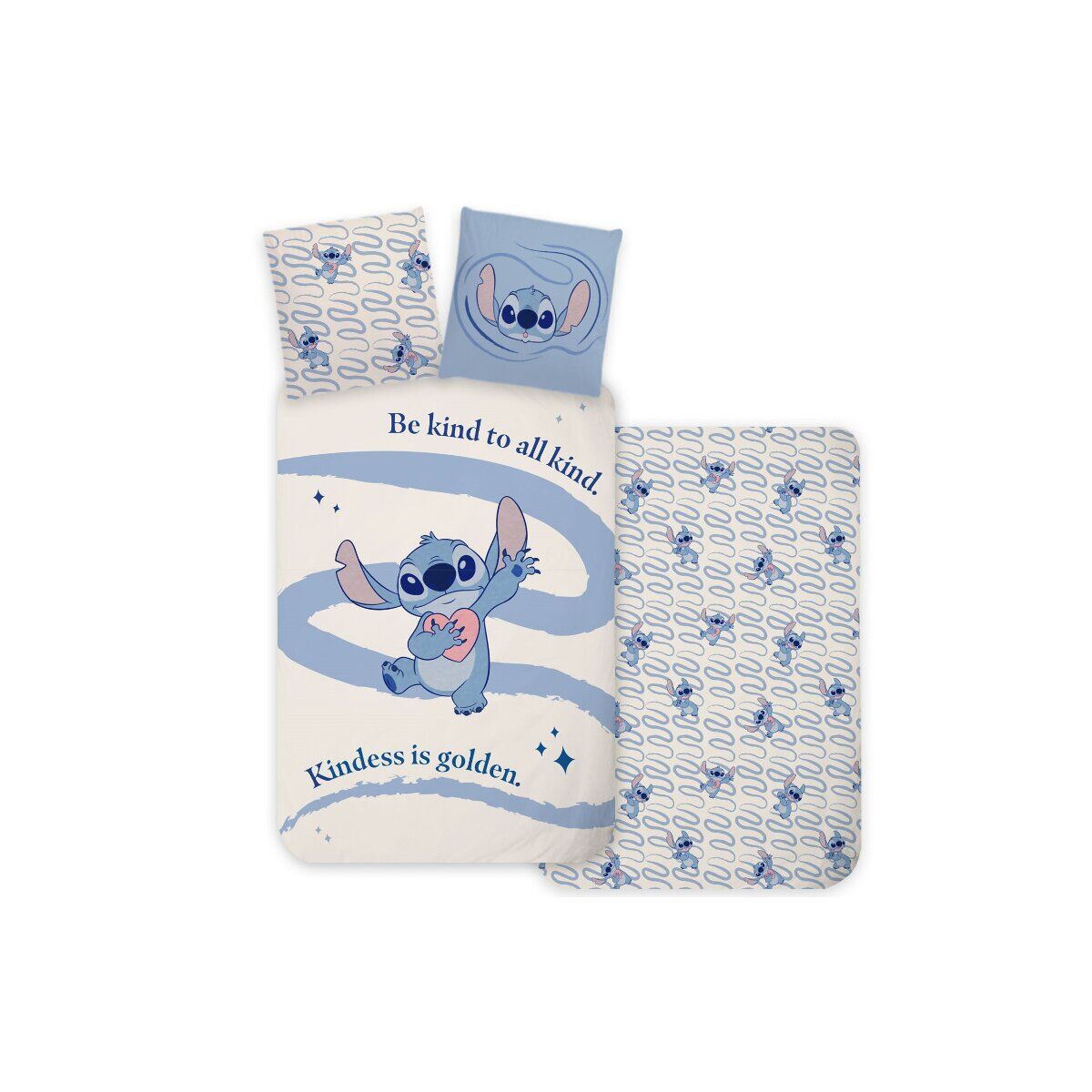 Disney Lilo & Stitch Kindness Kinderbettwäsche 100x135