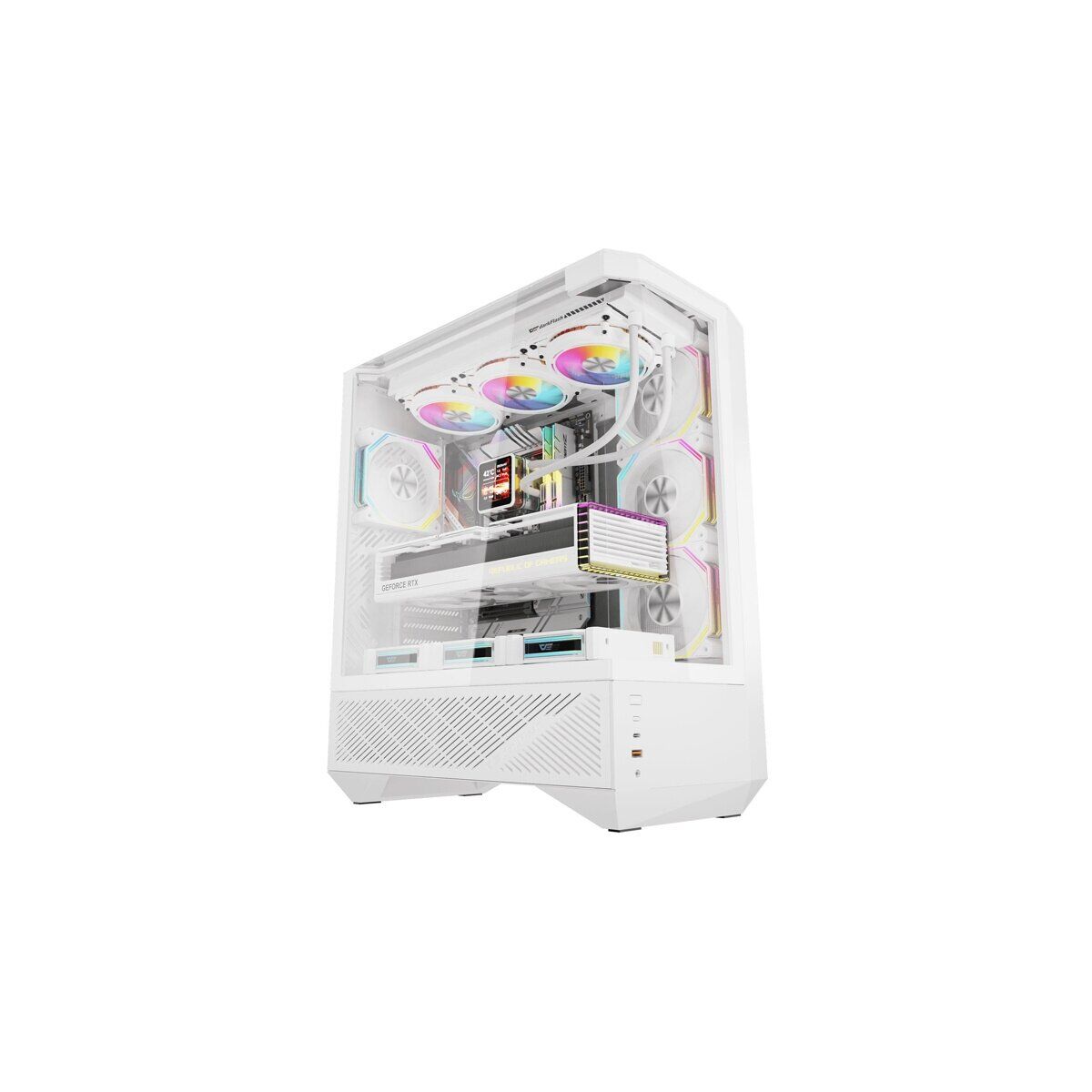 Darkflash DY460 PC Gehäuse inkl. 4 ARGB Lüfter
