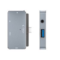 Tech-Protect V6 USB-C Hub 4in1 HDMI PD100W Grau