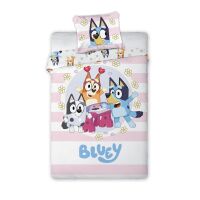 Bluey Joyful Kinder Kindergarten Bettwäsche 100x135