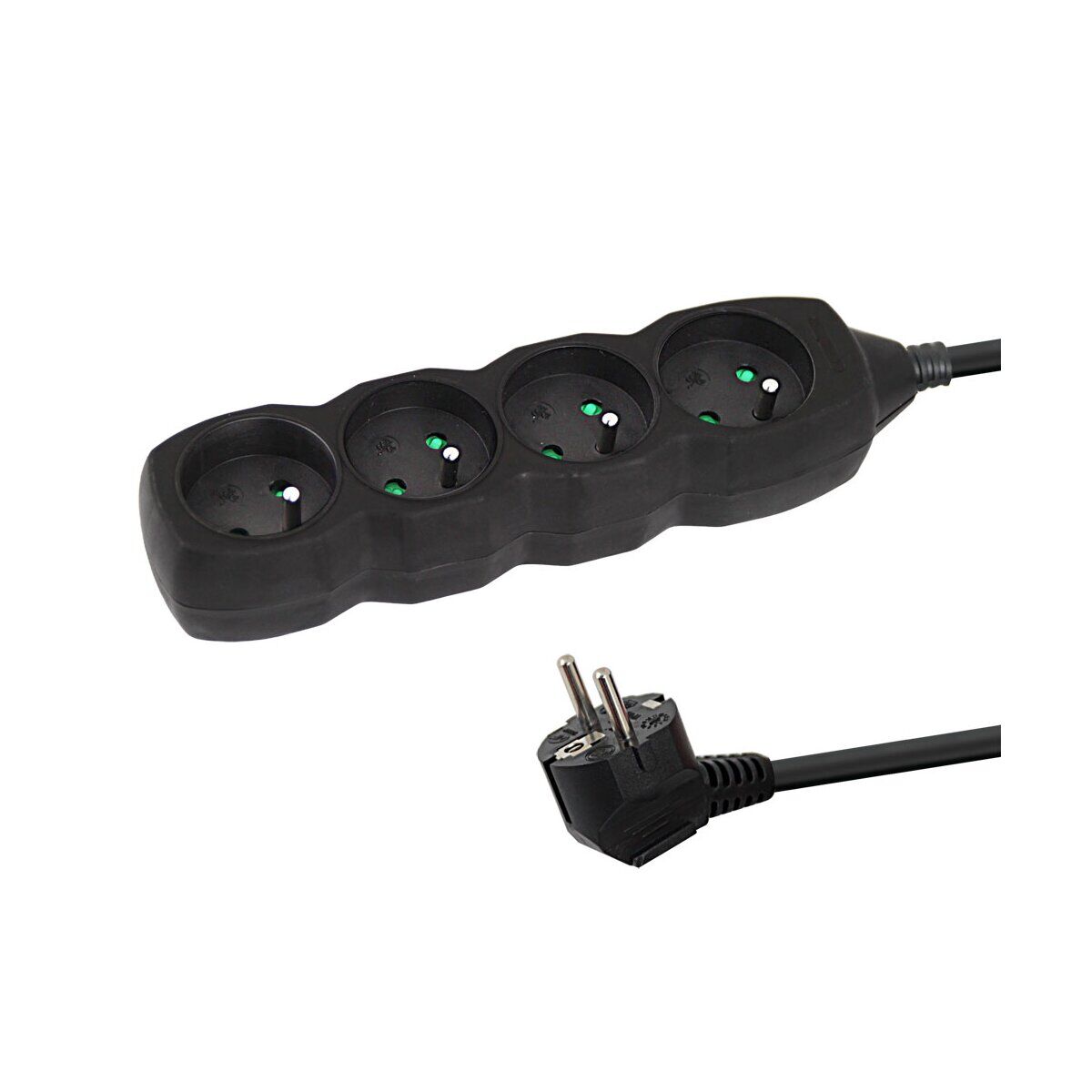 Esperanza ELK206K Steckdosenleiste 4-fach 3 m