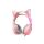 ONIKUMA X15Pro Pink Gaming Headset Katzenohren