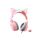 ONIKUMA X15Pro Pink Gaming Headset Katzenohren
