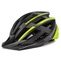 Wozinsky MTB Helm L mit Visier USB Rücklicht