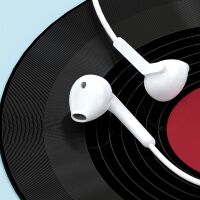 Dudao X3+ USB-C In-Ear Kopfhörer weiß
