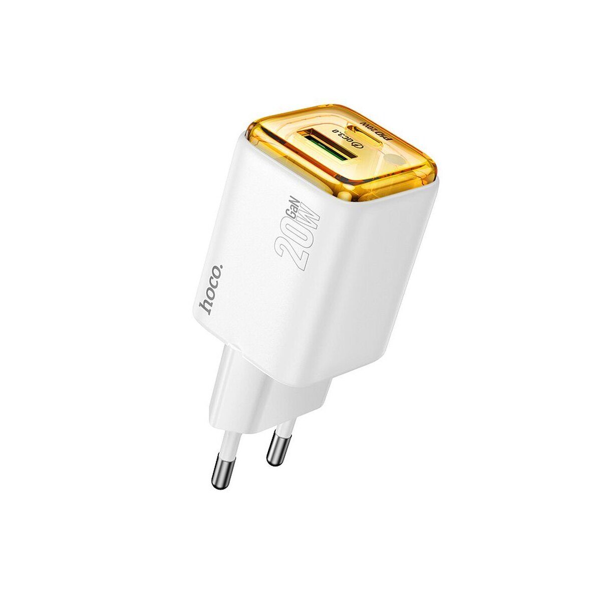 Hoco N52 Ladegerät 20W USB-C USB-A PD QC Weiß