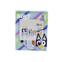 Bluey Aquarell Malbuch Set 24 Vorlagen 6 Wasserfarben und...