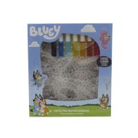 Bluey Bastelset Anhänger bemalen 6 Motive 8 Farben 6...