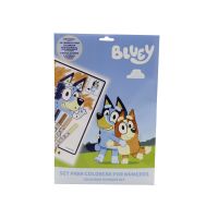 Bluey Malen nach Zahlen Set A4 16 Blätter