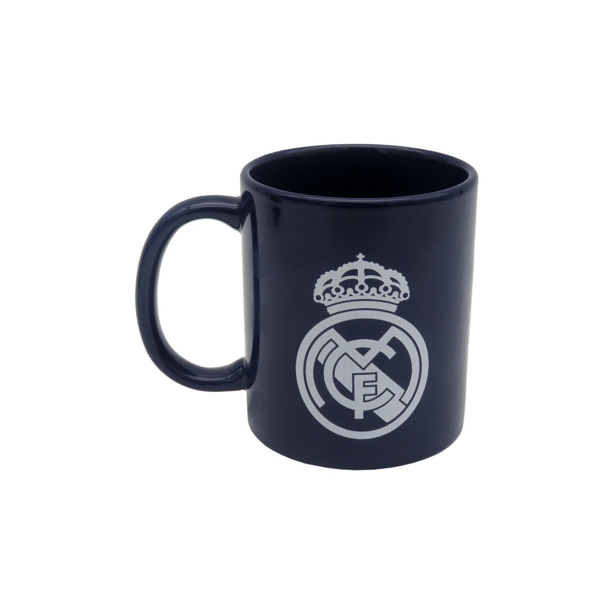 Real Madrid Keramiktasse Blau mit Box Wappen