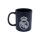 Real Madrid Keramiktasse Blau mit Box Wappen