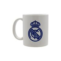 Real Madrid Keramiktasse blaues Wappen Box