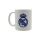 Real Madrid Keramiktasse blaues Wappen Box