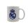 Real Madrid Keramiktasse blaues Wappen Box