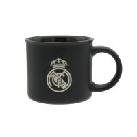 Real Madrid Jumbo Tasse Schwarz Gravur Box