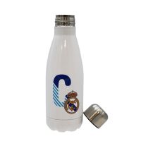 Real Madrid Trinkflasche 550ml Weiß Buchstabe C
