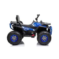 Elektro Quad XMX607 Blau Ledersitz Reifen LED